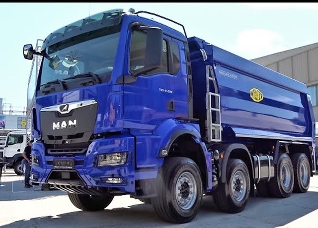 MAN tipper truck fleet