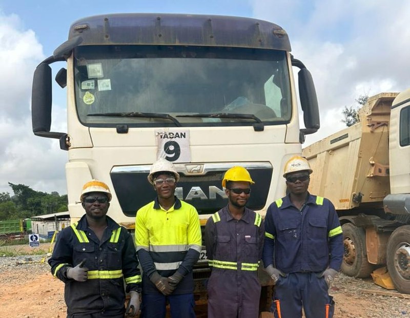 Skilled workers on site